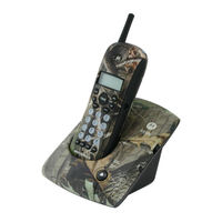 Motorola MA357 - E30 Camouflage Cordless Phone Start Here Manual