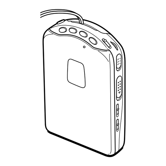 Sony Walkman WM-EX922 Operating Instructions