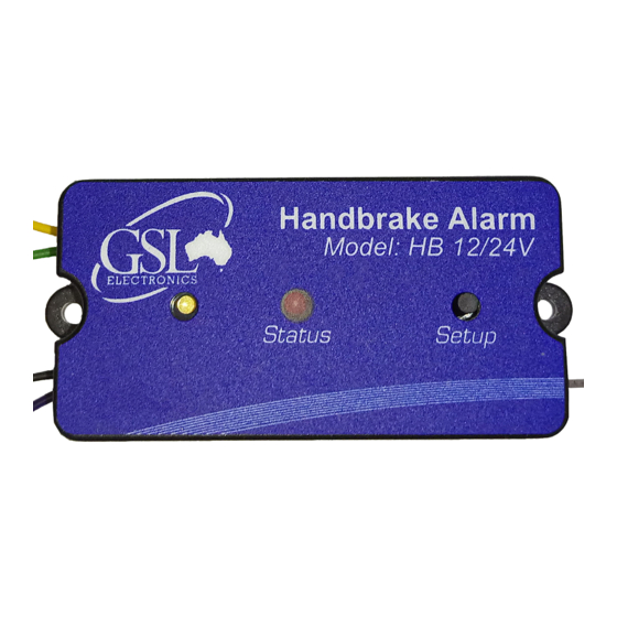 GSL electronics HB 12 Operating Instructions
