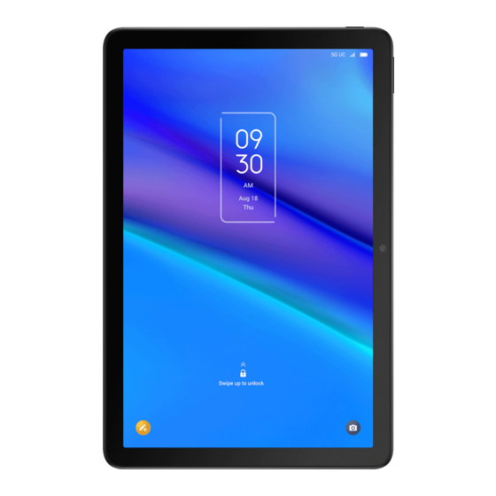 TCL TAB10 5G Quick Start Manual