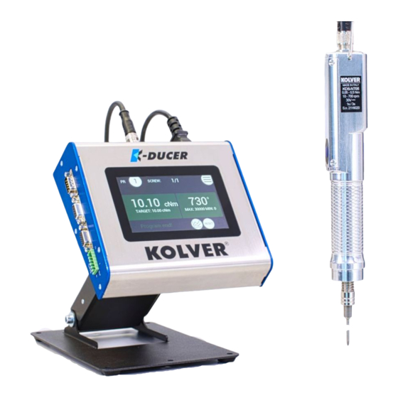 Kolver K-DUCER KDU-NT Operator's Manual