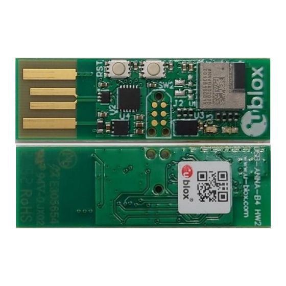 Ublox USB-ANNA-B4 User Manual