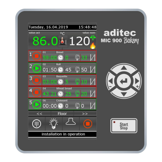 aditec Bakery MIC 990 Manuals