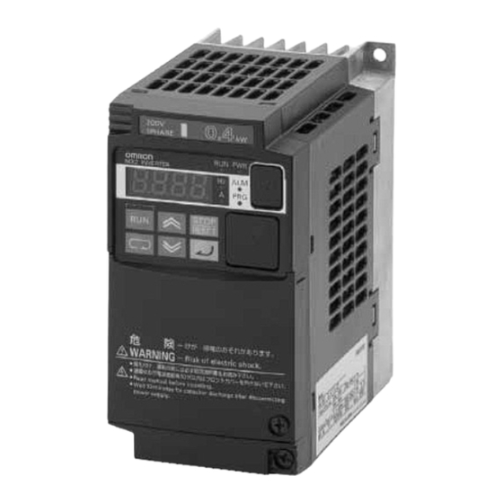 Omron MX2 - DATASHEET 1 Datasheet