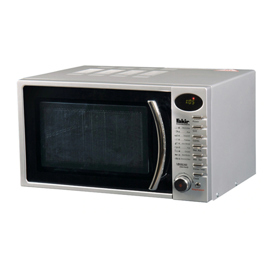 Fakir MW80200 Instruction Manual
