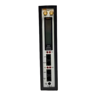 ITS Telecom CGW-I Installation And Operation Manual