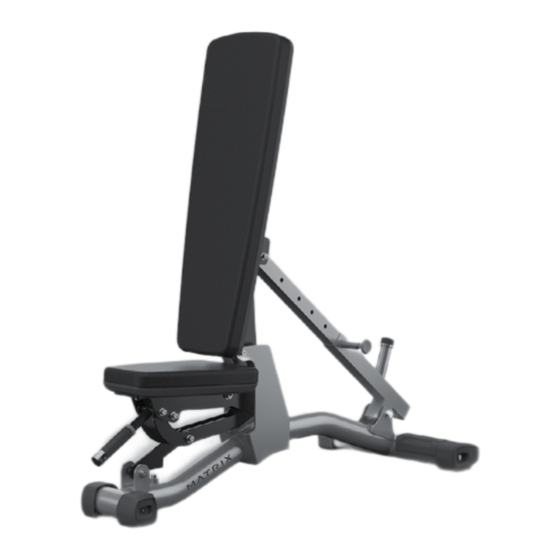 Matrix Fitness A85 Manual