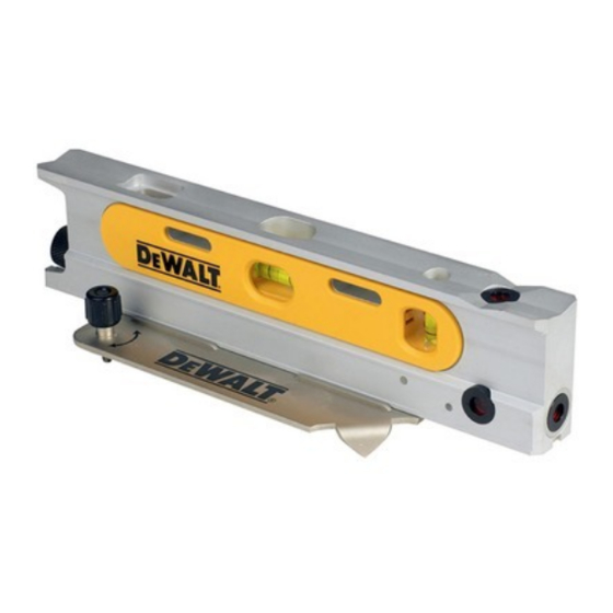 DeWalt DW099 Instructions Manual