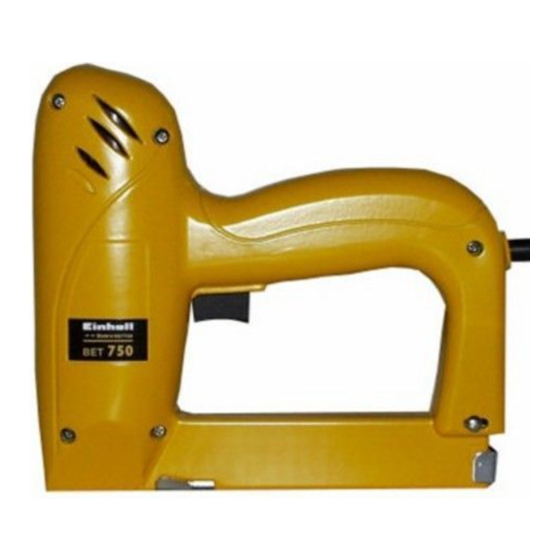 EINHELL BET 750 Directions For Use Manual