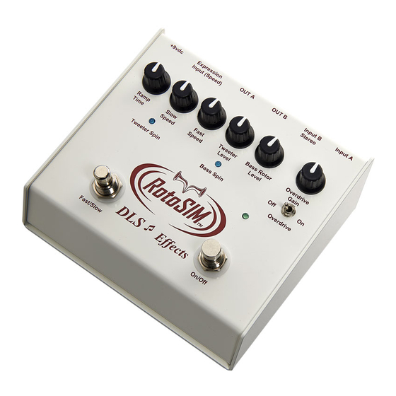 DLS Effects RotoSIM User Manual