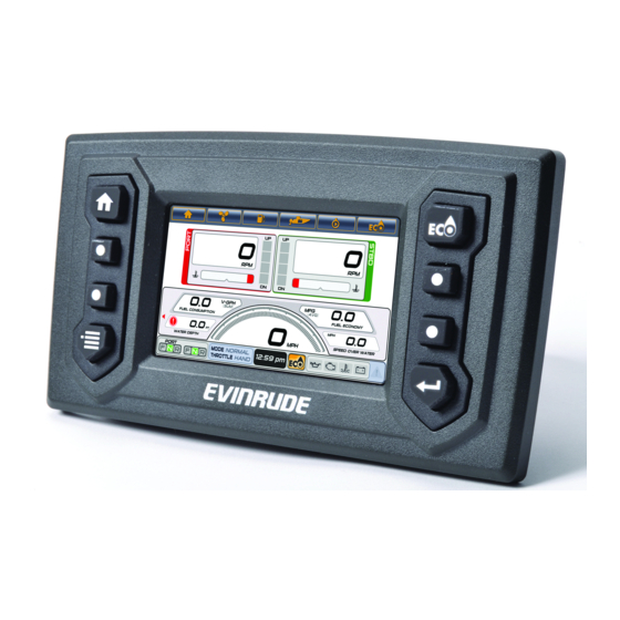 BRP EVINRUDE E-TEC ICON TOUCH 4.3 CTS Display User Manual