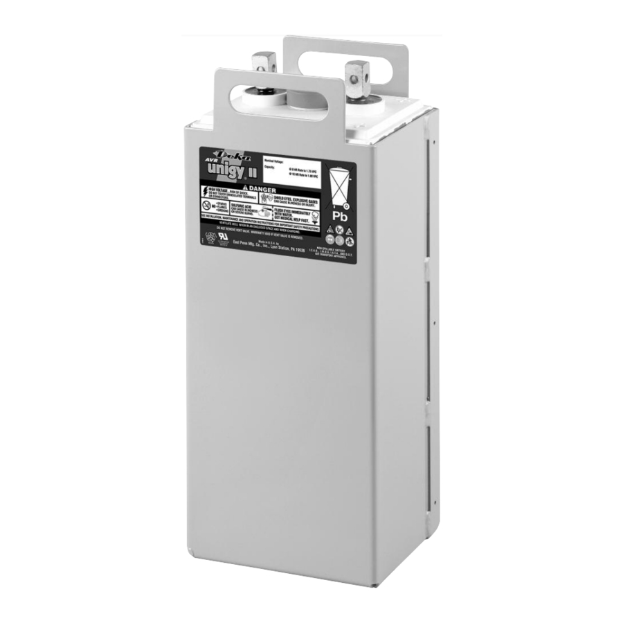 Deka AVR45 Series Installation And Operation Manual
