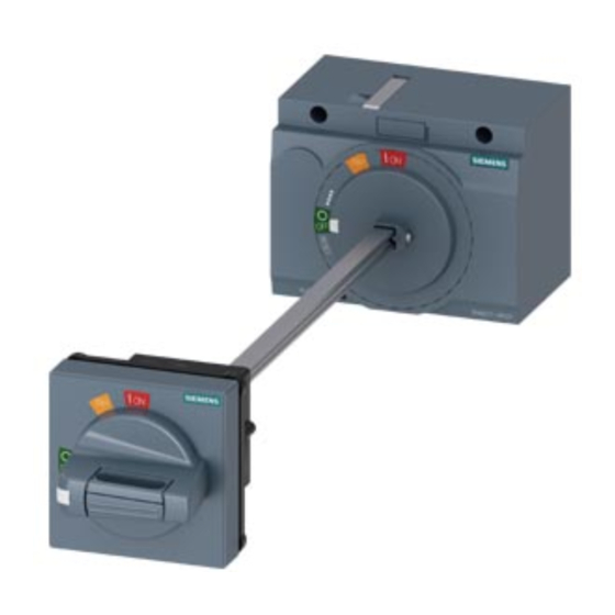Siemens 3VA9277-0FK Series Operating Instructions Manual