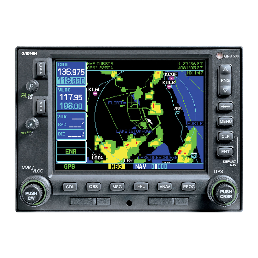 Garmin GPS GNS 530 Installation Manual