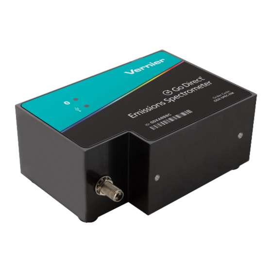 Vernier Go Direct GDX-SPEC-EM Quick Start Manual