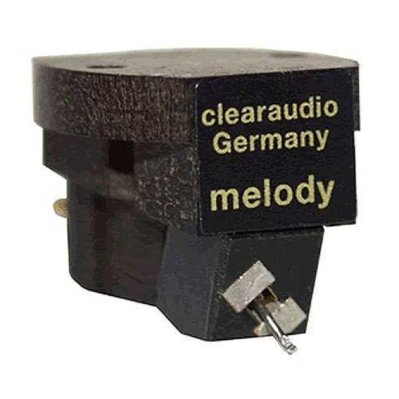 Clearaudio Melody V2 User Manual