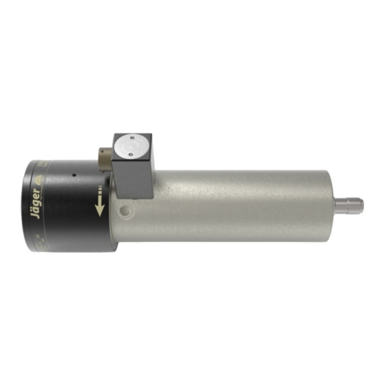 User Manuals: Jäger KA1-03/50 High Frequency Spindle