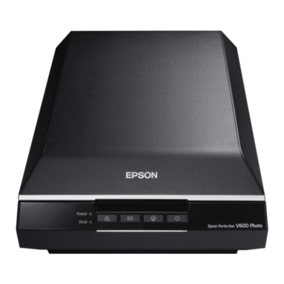 Philips Perfection V600 Quick Start Manual