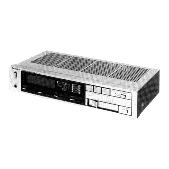 TECHNICS SU-Z35 SERVICE MANUAL Pdf Download | ManualsLib