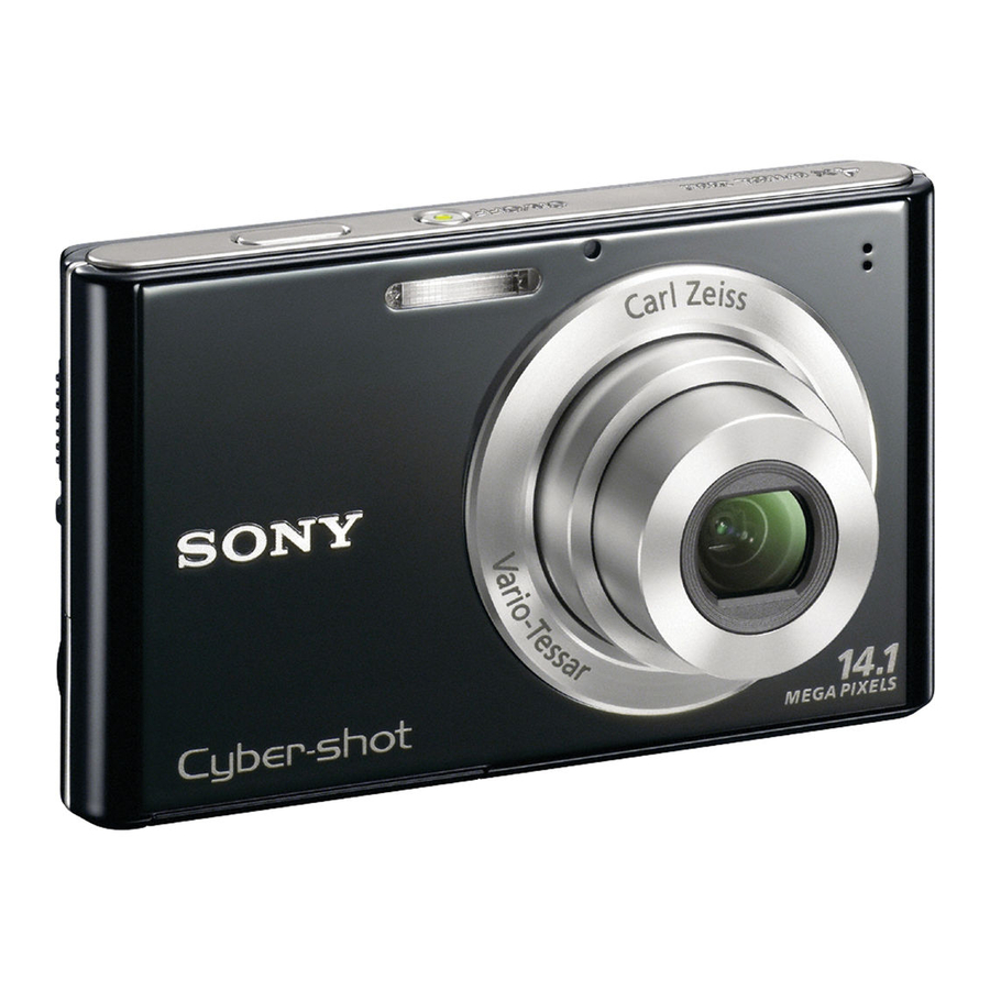 Sony Cyber-shot DSC-W330 Manuals