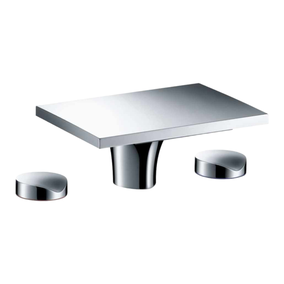 Hans Grohe AXOR Massaud 18013000 Instructions For Use/Assembly Instructions