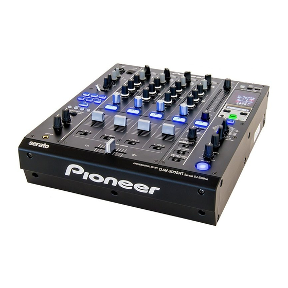 Pioneer SERATO DJ DJM-900SRT Firmware Update Manual