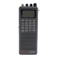 AOR AR2700 Quick Start Manual