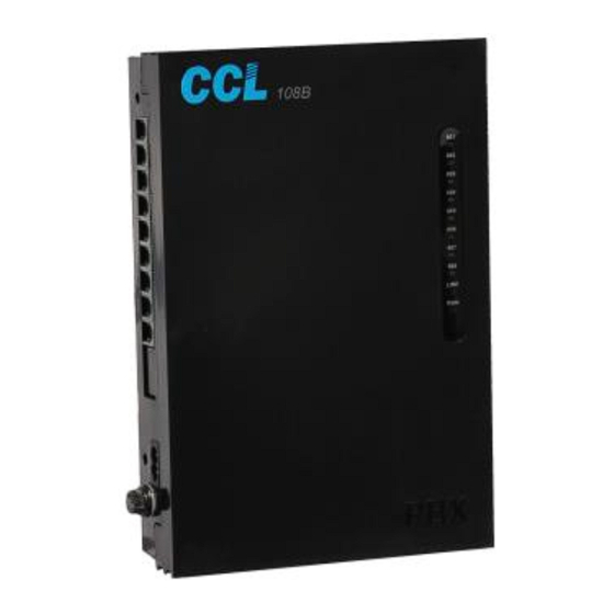 CCL 108B Programming Manual