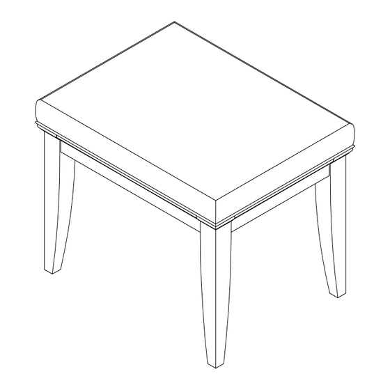HOOKER FURNISHINGS CAMILA P269136 Assembly Instructions