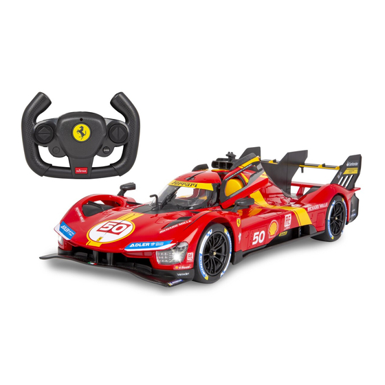 Jamara Ferrari 499P 2,4GHz Instructions Manual