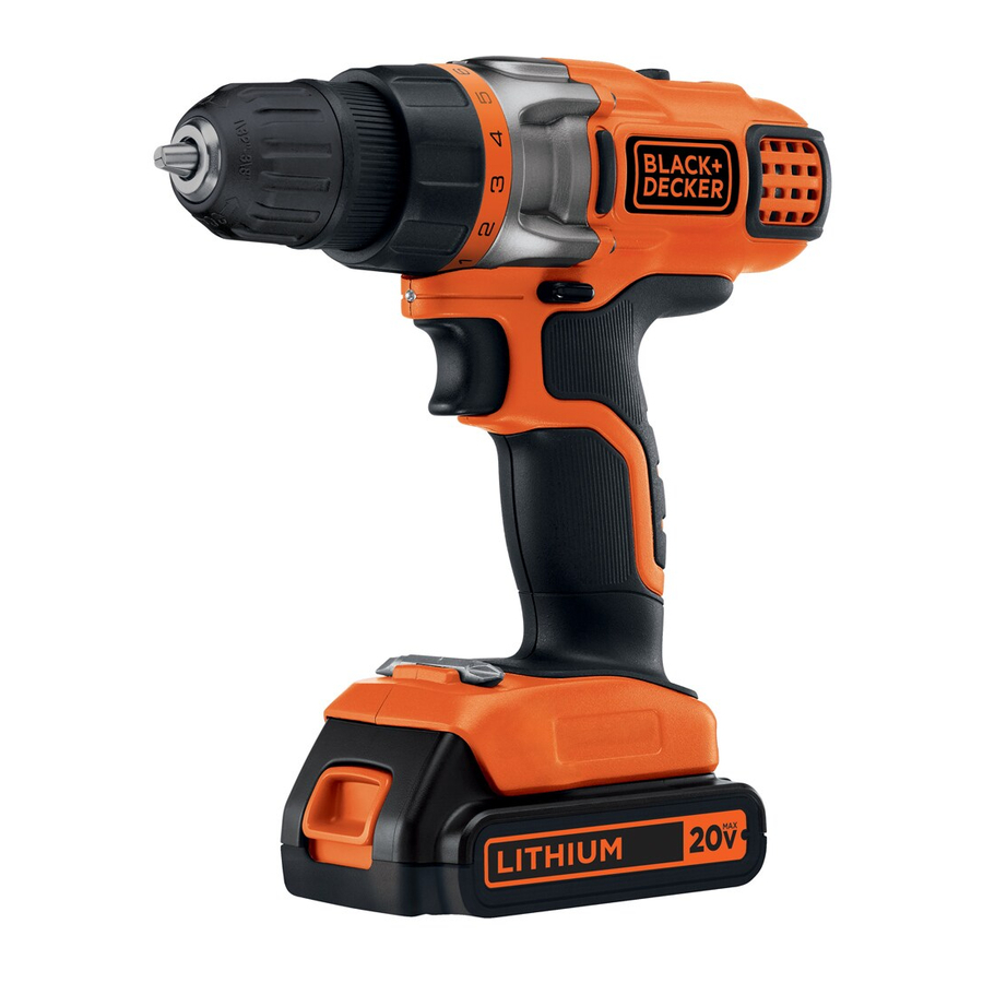 Black & Decker LDX220 Instruction Manual