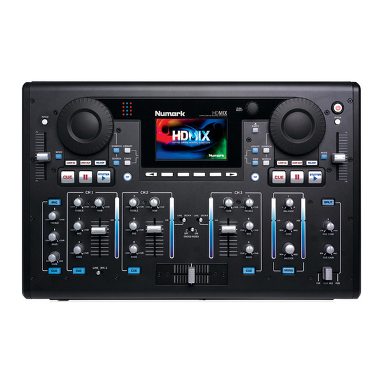 Numark HDMIX Quick Start Manual
