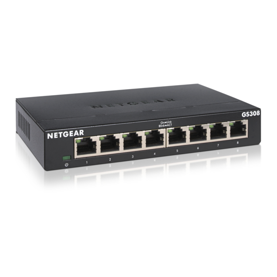 NETGEAR GS308 Installation Manual
