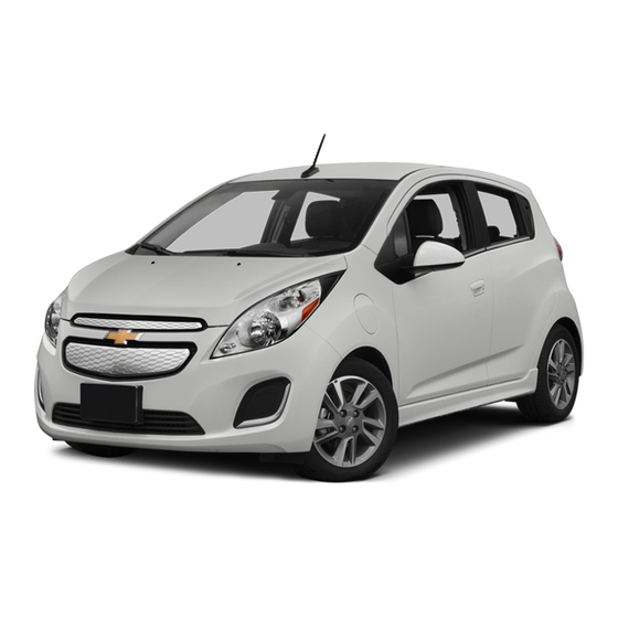 Chevrolet Spark EV 2014 Owner's Manual
