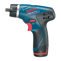 Bosch 8 V-LI Professional Original Instructions Manual