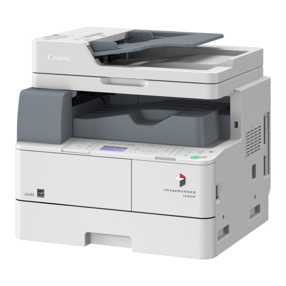 Canon imageRUNNER 1435iF Manuals