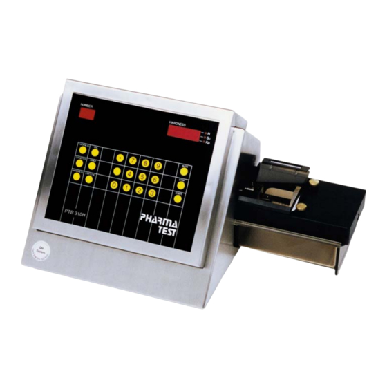 Pharma Test PTB 111E Manual