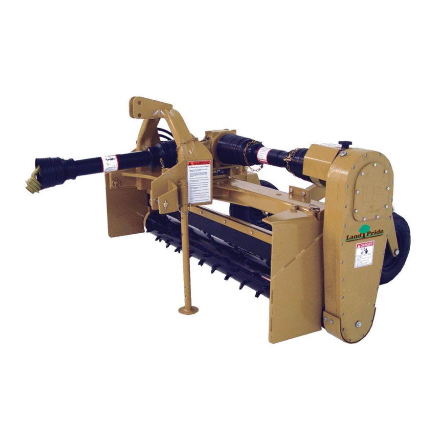 Land Pride PR1660 Operator's Manual