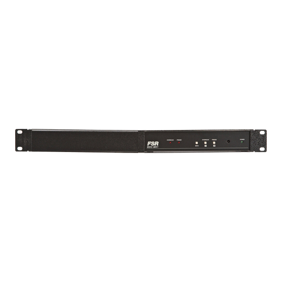 FSR Magellan MDC-MK1 Installation & Operation Manual