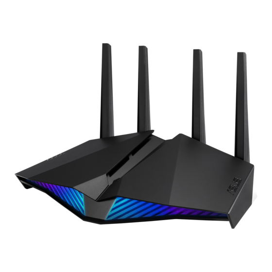 User Manuals: Asus RT-AX82U WiFi 6 Router