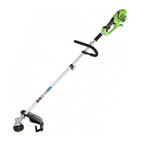 User Manuals: GreenWorks 23017 Electric Line Trimmer