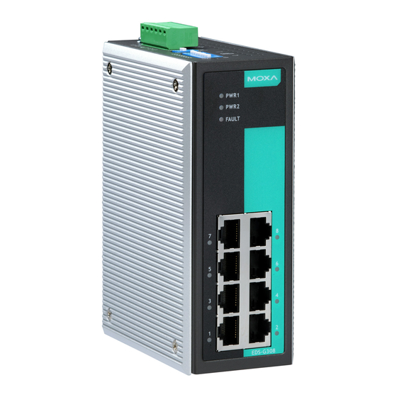 Moxa Technologies EDS-G308 Series Quick Installation Manual