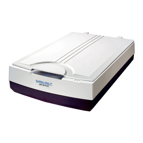 Microtek ScanMaker 1000XL Plus User Manual