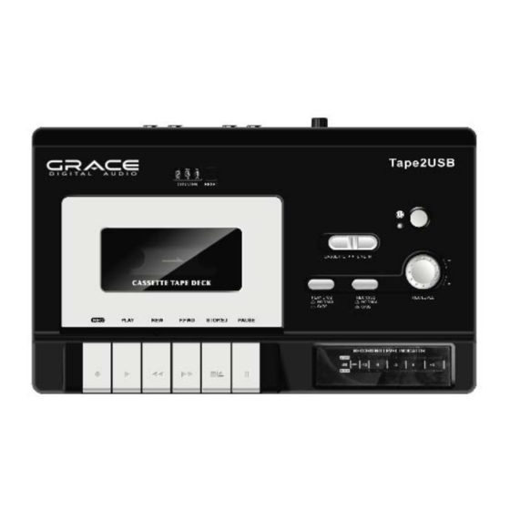 Grace Digital Tape2USB GDI-T2USB User Manual