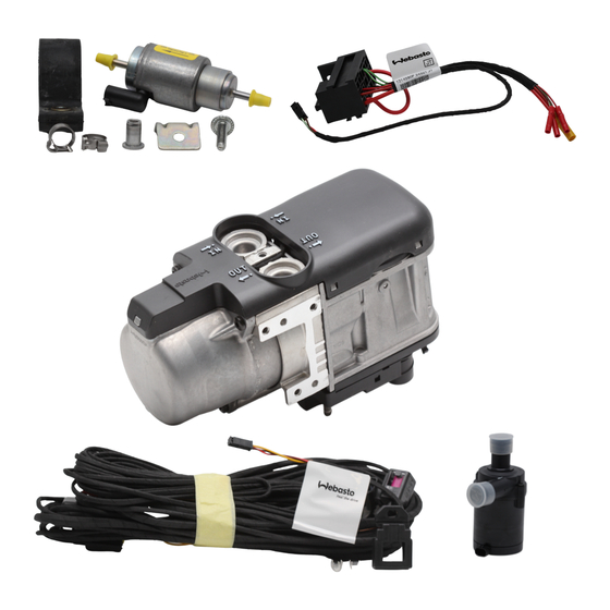Webasto SUBARU Outback User Instructions