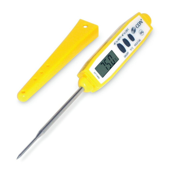 CDN ProAccurate DTT450 Operating Instructions