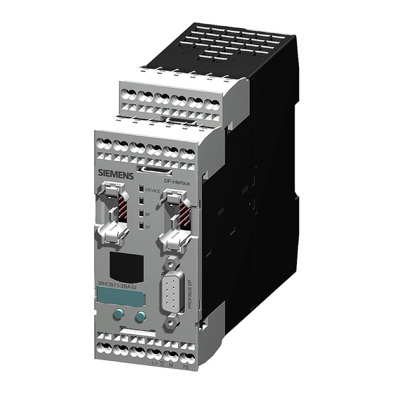 Sirius Satellite Radio 3RK3511-1BA10 Operating Instructions Manual