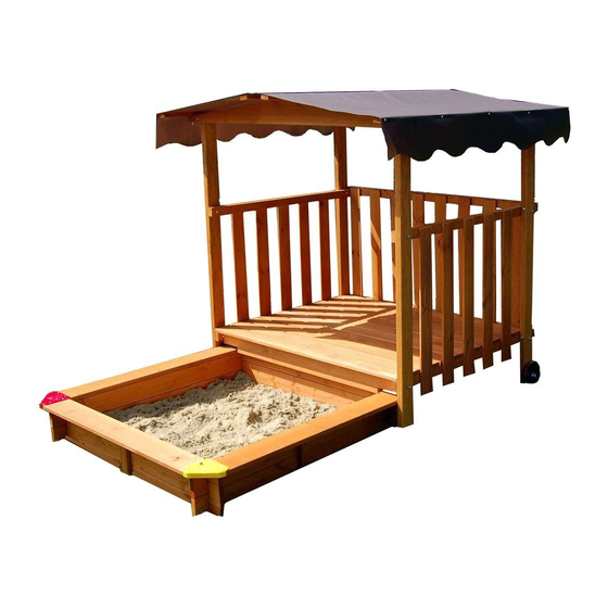 Gaspo Playhouse with Sandbox Assembly And Care Instructions