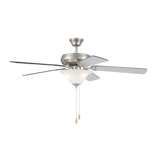 Craftmade DCF52 5C1W Series Installation Manual