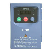 Hitachi L100 Series Instruction Manual